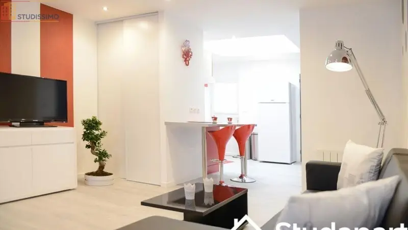 Studio meublé 13m² Roubaix - Meublé, DPE D - Photo 2
