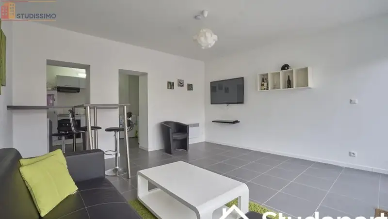 Studio meublé 12m² Ronchin - Meublé, DPE A - Photo 4