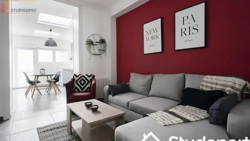 Studio meublé 11m² Croix 59170 - Meublé, DPE A - Photo 1