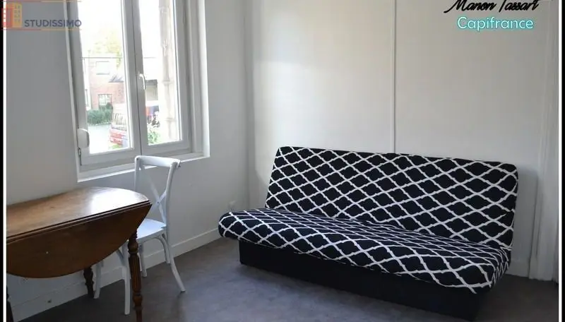 Studio meublé 15m² Valenciennes - Meublé, DPE D - Photo 1