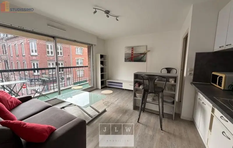 Studio meublé 25m² Lille centre - Lumineux - Photo 10