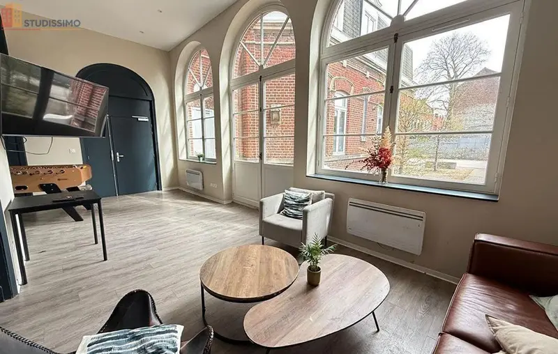 Studio meublé 18m² Roubaix 59100 - Meublé, 1 pièce - Photo 1