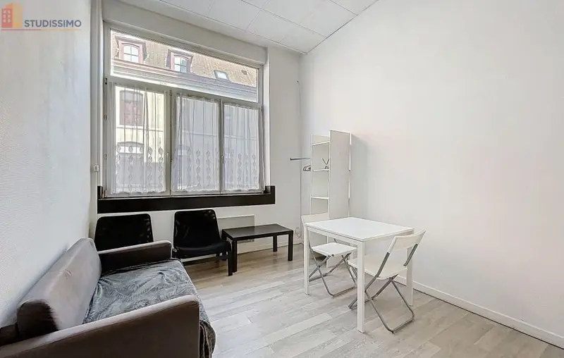 Studio meublé 20m² Tourcoing - Meublé, DPE D - Photo 2