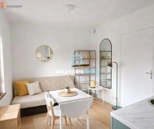 Studio meublé 13m² Valenciennes - Meublé, 1er étage - Photo 8