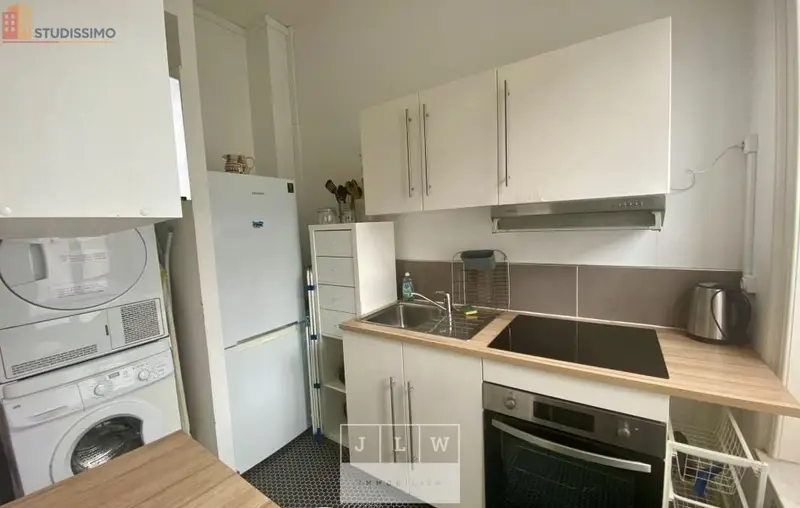 Studio meublé 18m² Lille 59800 - Meublé, calme - Photo 2