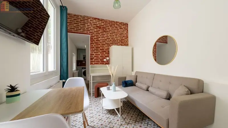 Studio meublé 20m² Lille 59800 - Meublé, DPE D - Photo 70
