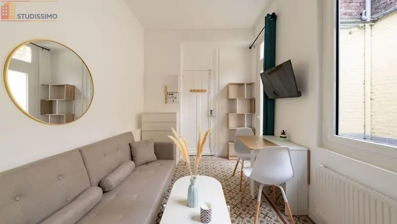 Studio meublé 20m² Lille 59800 - Meublé, DPE D - Photo 71