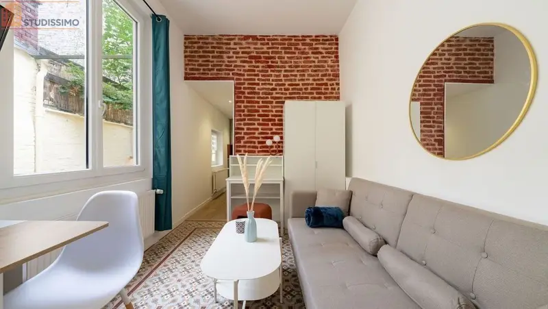 Studio meublé 20m² Lille 59800 - Meublé, DPE D - Photo 30