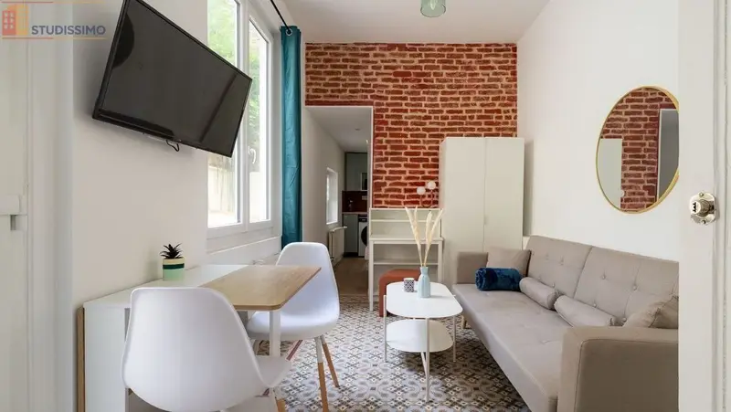 Studio meublé 20m² Lille 59800 - Meublé, DPE D - Photo 24