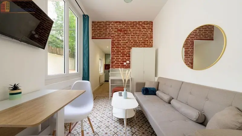 Studio meublé 20m² Lille 59800 - Meublé, DPE D - Photo 14