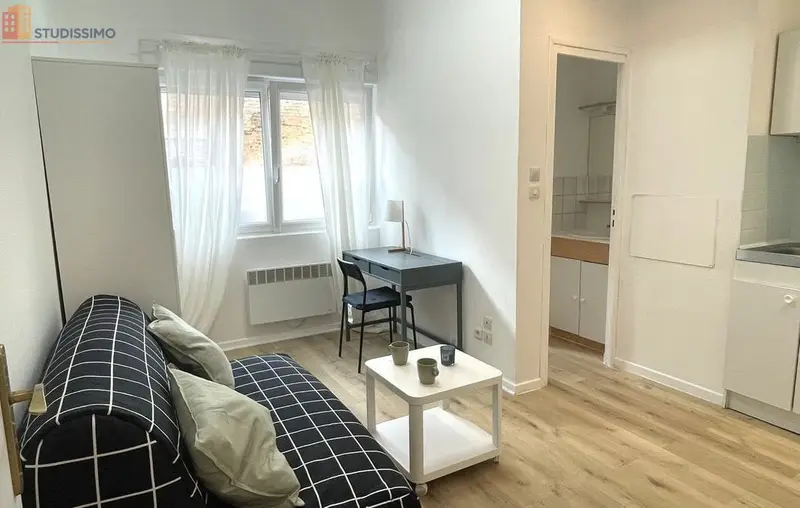 Studio meublé 17m² Anzin - Meublé, DPE D - Photo 8