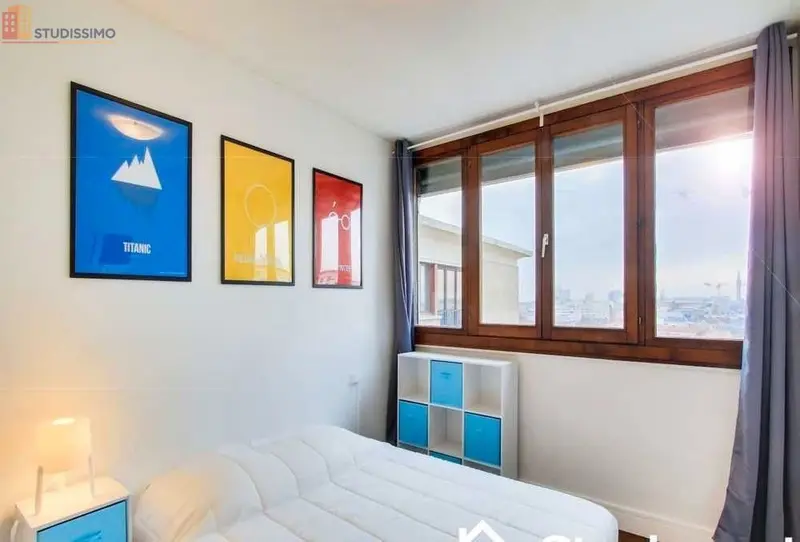 Studio meublé 9m² Lille 59800 - Étage élevé, lumineux - Photo 8