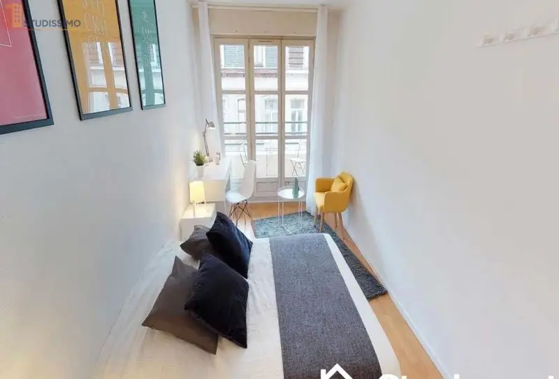 Studio 16m² Lille 59800 - Meublé, DPE C - Photo 3