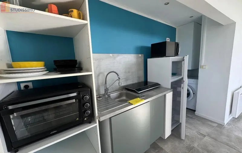 Studio 31m² Roubaix - Meublé, 11e étage - Photo 13