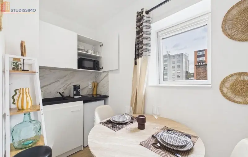 Studio meublé 17m² Lille centre - Meublé, étage élevé - Photo 6