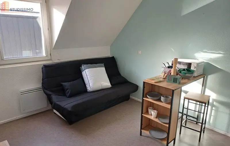 Studio meublé 21m² Lille centre - Résidence étudiante, 4e étage - Photo 7