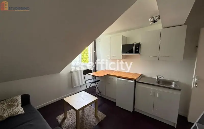 Studio meublé 11m² Lille - Meublé, bureau optimisé - Photo 7