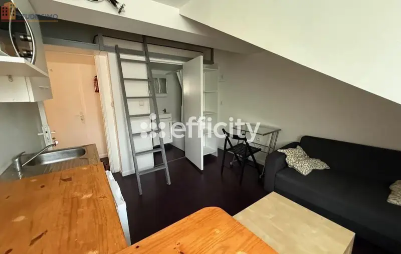 Studio meublé 11m² Lille - Meublé, bureau optimisé - Photo 1
