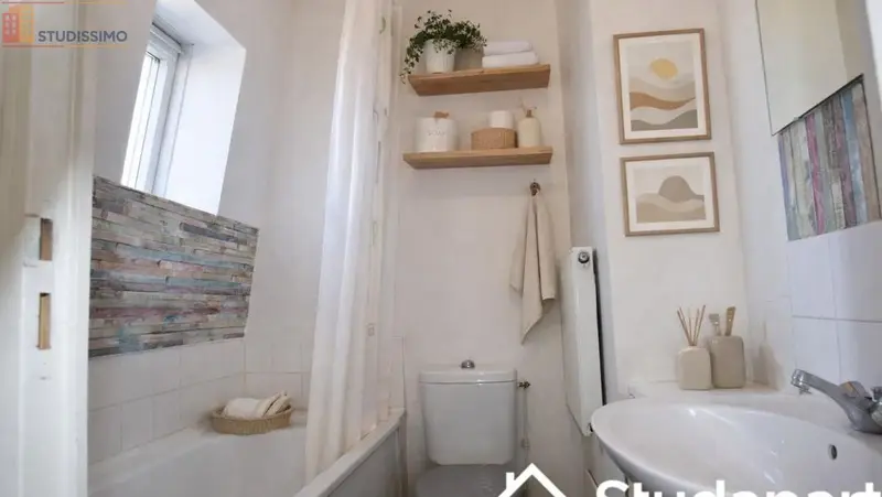 Studio meublé 18m² Lille 59800 - Meublé, DPE A - Photo 1