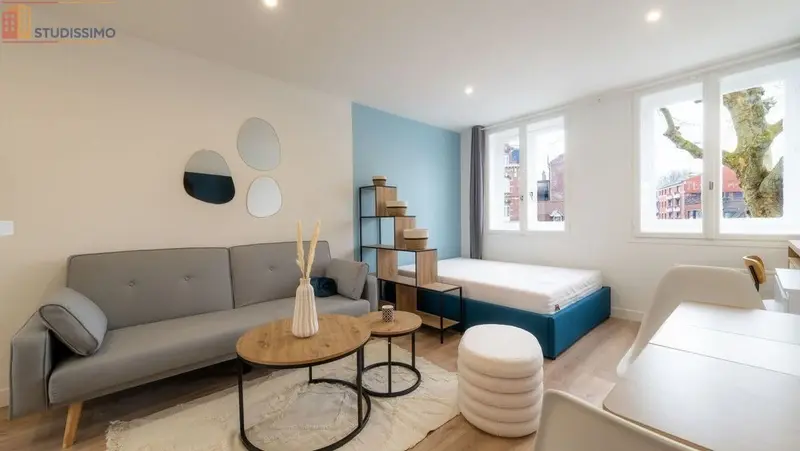 Studio meublé 28m² Lille 59000 - Meublé - Photo 11