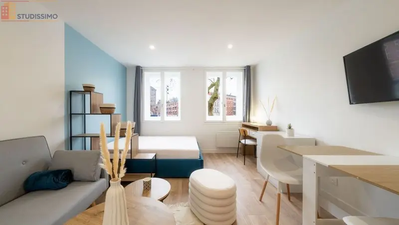 Studio meublé 28m² Lille 59000 - Meublé - Photo 9