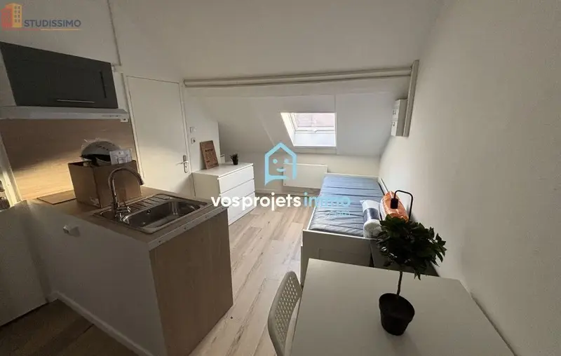 Studio meublé 13m² Valenciennes - Meublé, 2e étage - Photo 10