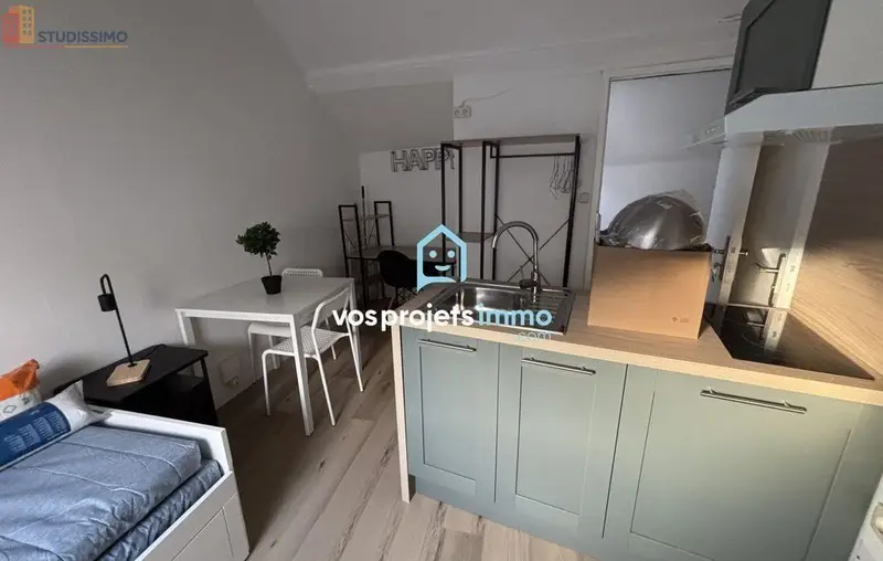 Studio meublé 13m² Valenciennes - Meublé, 2e étage - Photo 3
