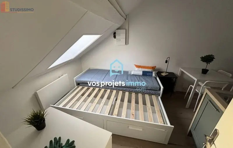 Studio meublé 13m² Valenciennes - Meublé, 2e étage - Photo 1