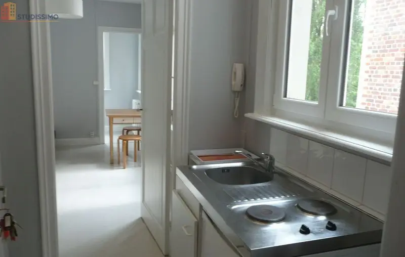 Studio meublé 20m² Marcq-en-Baroeul - Meublé, 2e étage - Photo 2