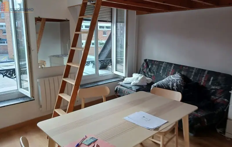Studio meublé 28m² Lille 59000 - Meublé, lumineux - Photo 1