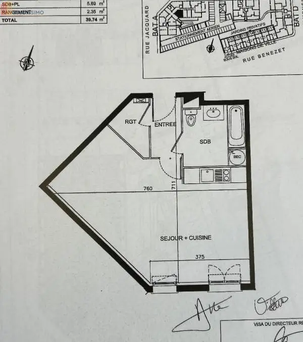 Studio 38m² Saint-Quentin - DPE C - Photo 5