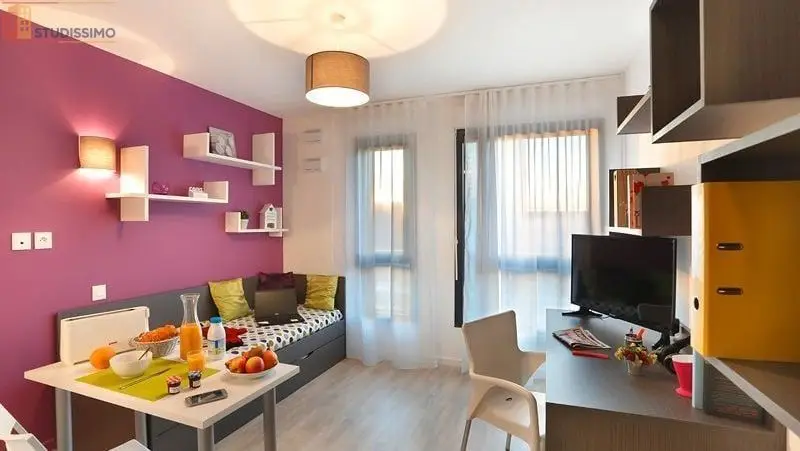 Studio meublé 19m² Roubaix 59100 - En résidence étudiante - Photo 12