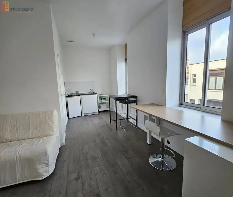 Studio meublé 24m² Roubaix - Meublé, DPE D - Photo 10