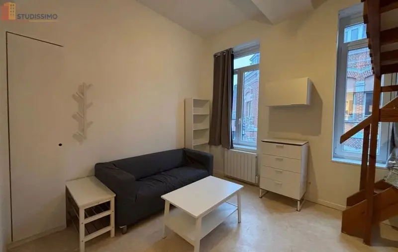 Studio meublé 21m² Roubaix - Meublé, DPE D - Photo 5