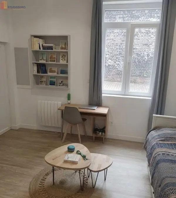 Studio meublé 20m² Lille 59800 - Rénové, proche métro - Photo 5