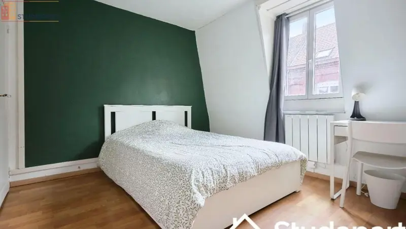 Studio meublé 10m² Tourcoing - Calme, meublé - Photo 8