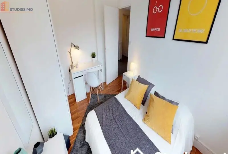 Studio meublé 10m² Lille 59800 - Meublé, DPE C - Photo 8