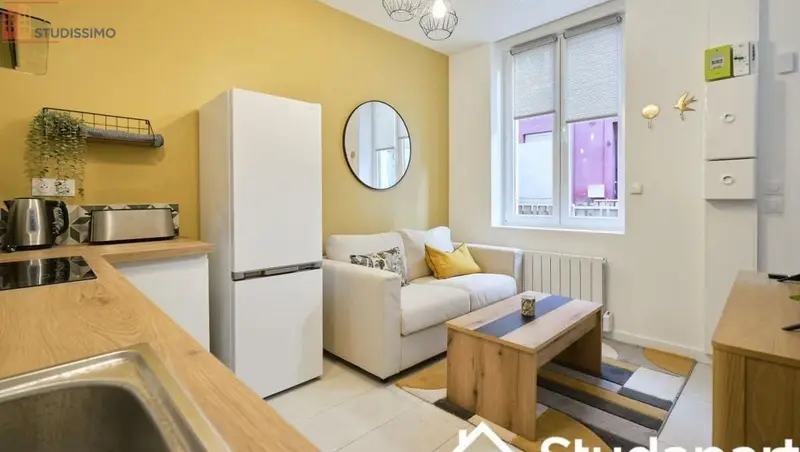 Studio 9m² Lille 59000 - Meublé, DPE A - Photo 2