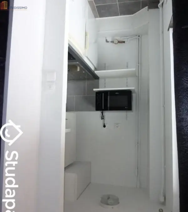 Studio meublé 18m² Lille 59800 - Meublé, DPE A - Photo 2