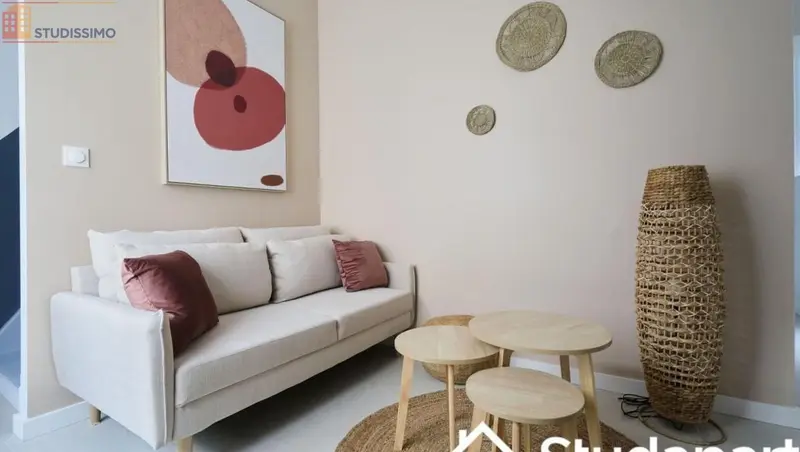Studio meublé 9m² Lille 59000 - Meublé, DPE A - Photo 2