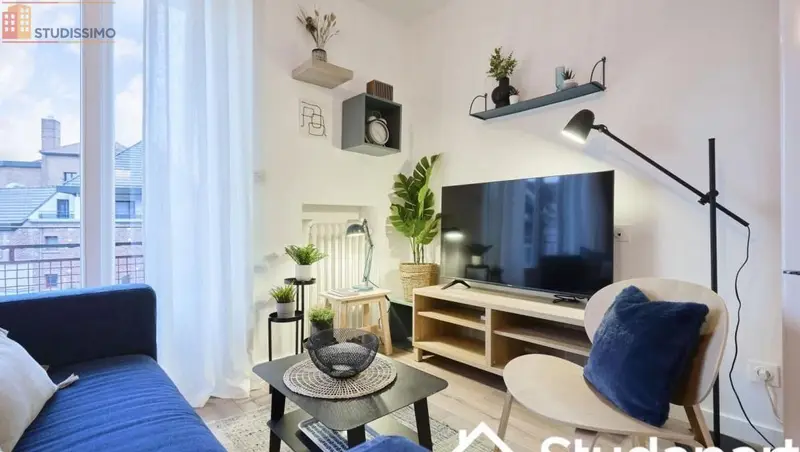 Studio meublé 10m² Lille 59000 - Meublé, DPE A - Photo 3