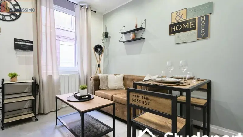 Studio meublé 11m² Lille - Meublé, DPE A - Photo 3