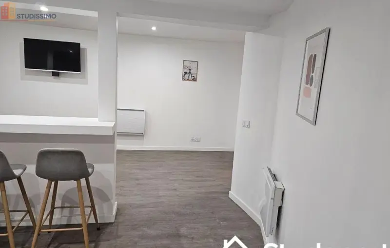 Studio meublé 13m² Roubaix 59100 - Meublé, DPE D - Photo 4