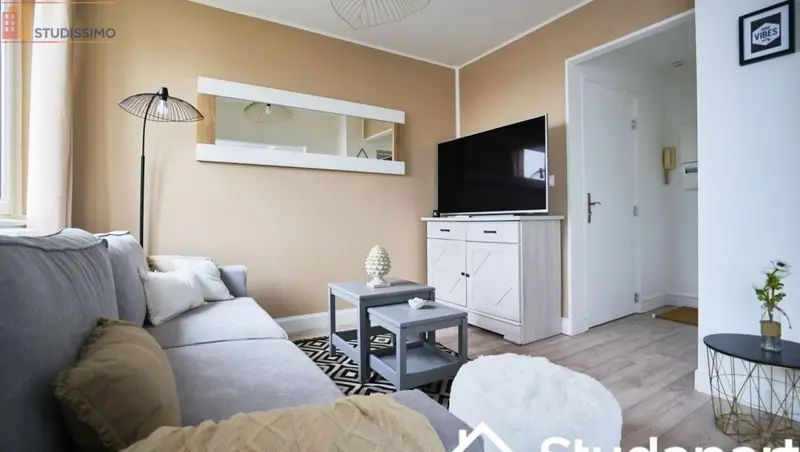 Studio meublé 9m² Lille 59000 - Meublé, DPE A - Photo 3