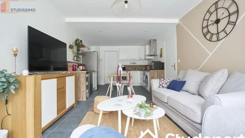 Studio meublé 10m² Lille 59000 - Meublé, DPE A - Photo 1