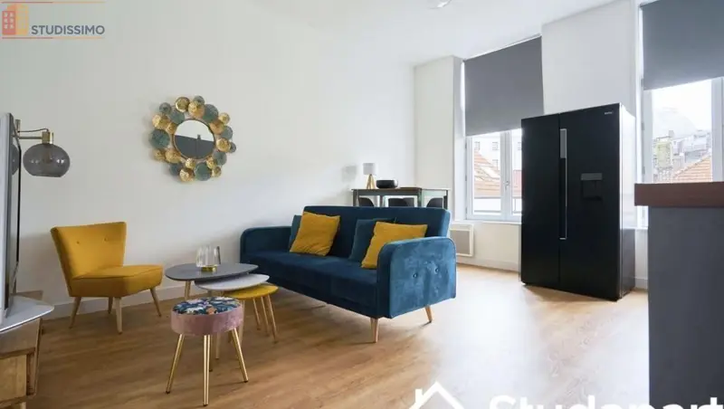 Studio meublé 15m² Lille centre - Meublé, DPE A - Photo 4