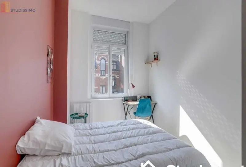 Studio meublé 13m² Lille - Calme, lumineux - Photo 9