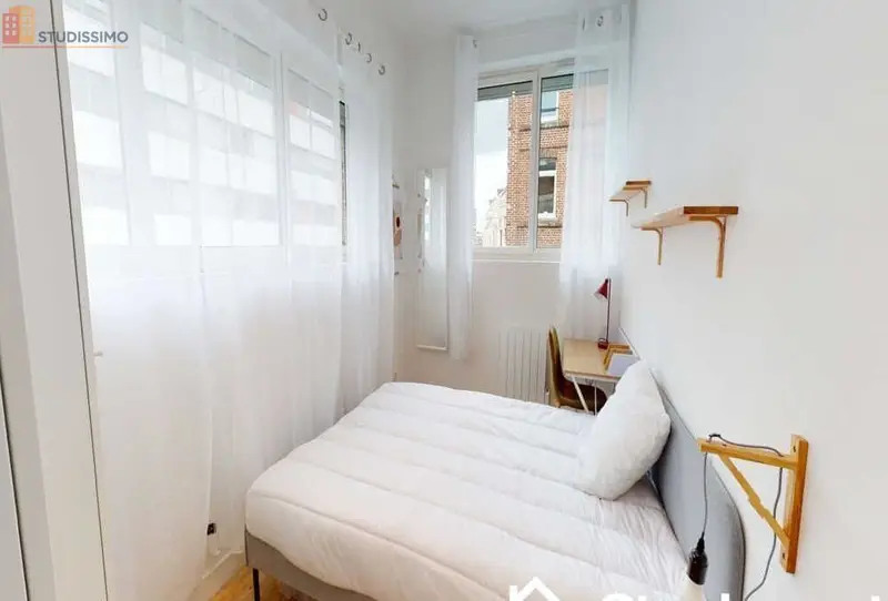 Studio meublé 10m² Lille 59000 - Meublé, DPE D - Photo 8