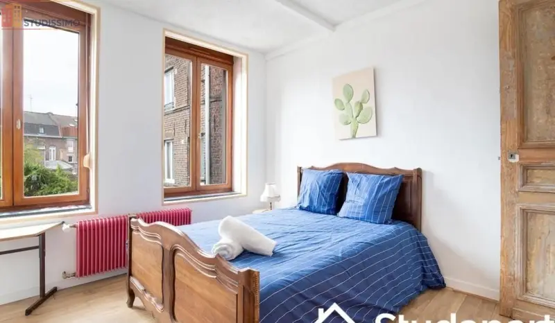 Studio meublé 12m² Roubaix 59100 - Meublé, chauffage compris - Photo 3