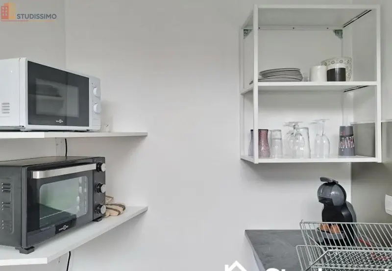 Studio meublé 35m² Lille 59800 - Meublé, DPE A - Photo 2